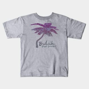 (BVI) British Virgin Islands Palm Tree Kids T-Shirt